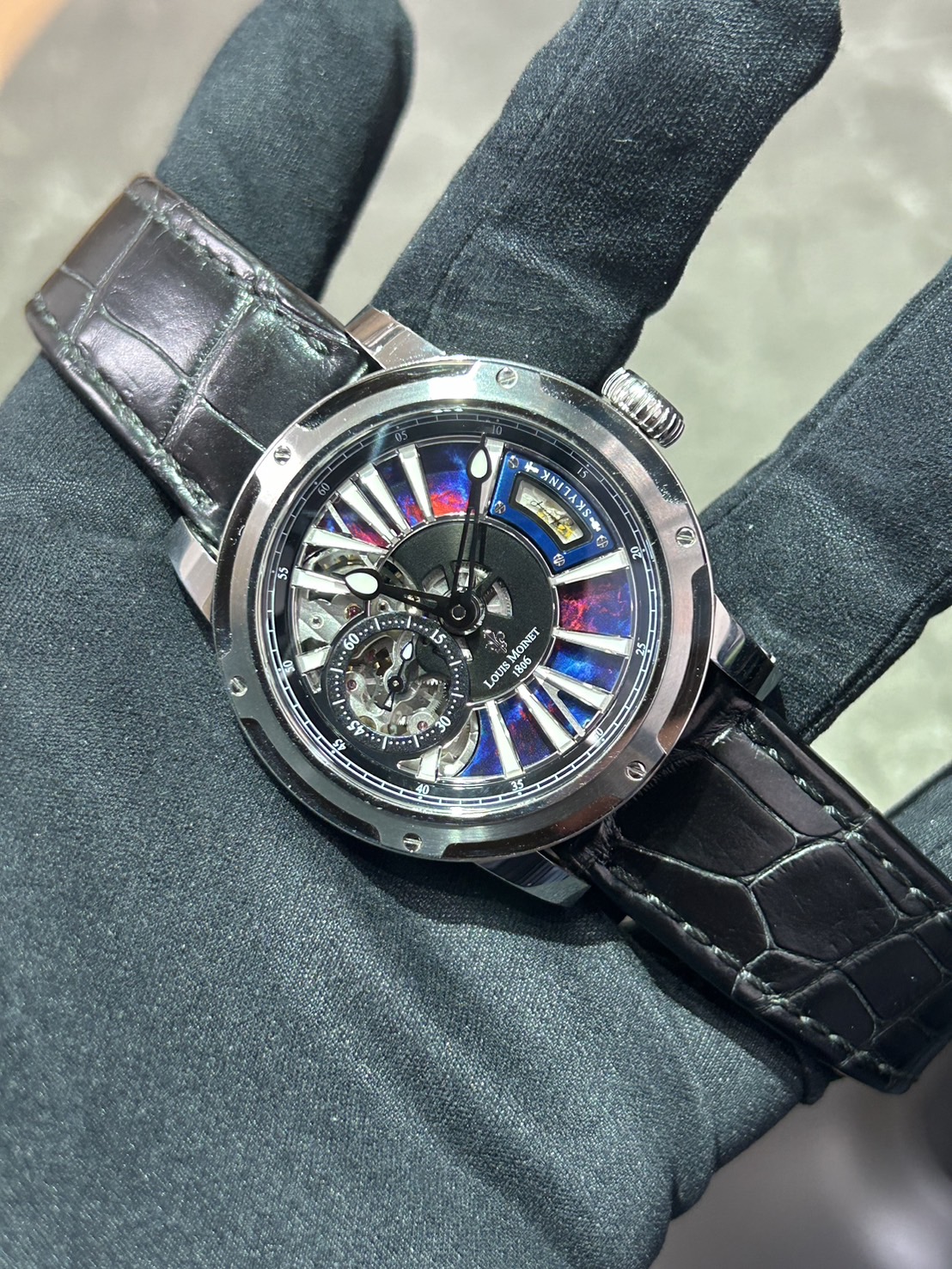 限定75本】LOUIS MOINET(ルイ モネ)・コズミックアート【2020年12月印】【中古品】【LM-45.10.LE】 / 小さな時計屋さん