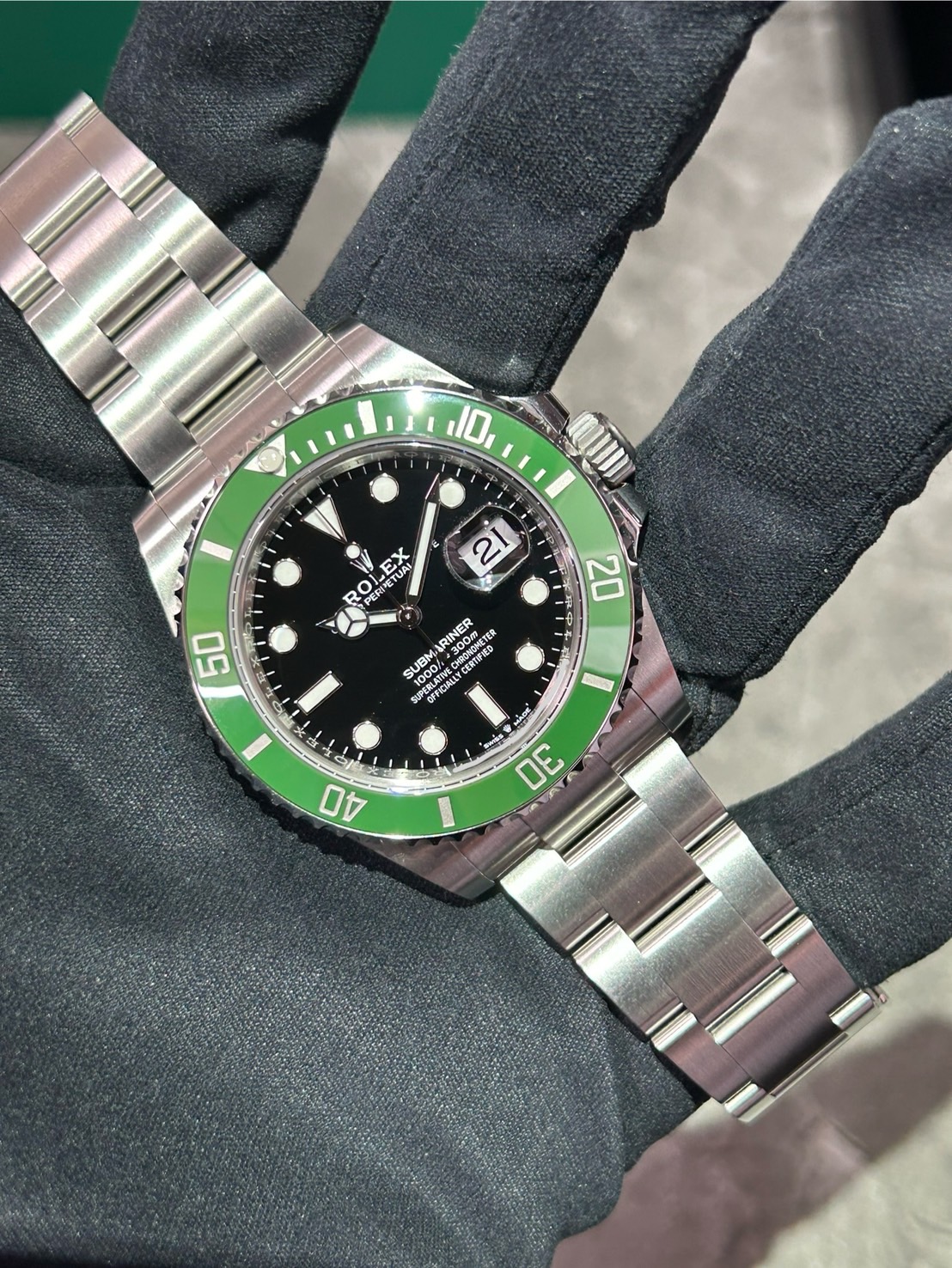 ROLEX(ロレックス)・サブマリーナ グリーンサブ【2024年4月印】【未使用】【126610LV】