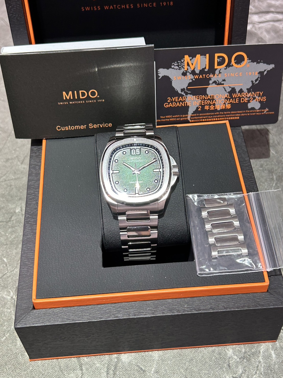 MIDO(ミドー)マルチフォートTVビッグデイト【2023年7月印】【中古美品