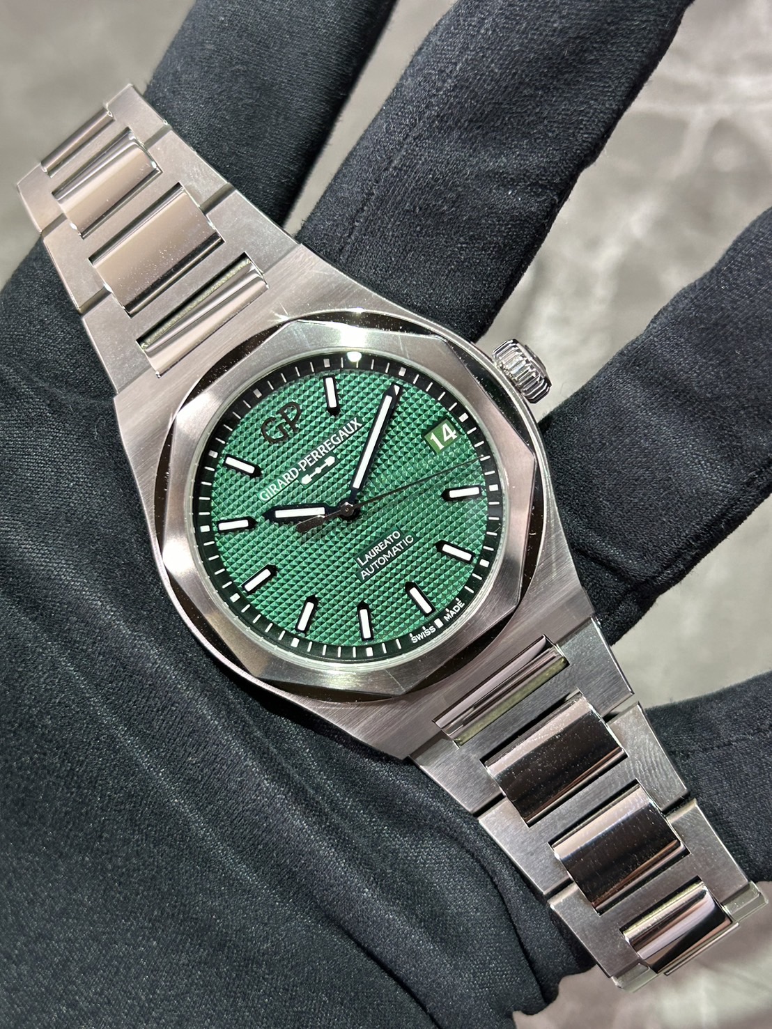 お得好評極美品 GIRARD-PERREGAUX ジラールペルゴ 1945 手巻き 腕時計 スクエア ref.2590 メンズ 福井県質屋の質セブン ジラール・ペルゴ
