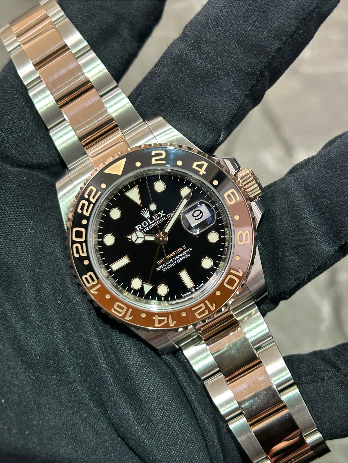 ROLEX(ロレックス)GMTマスターⅡ【2019年9月印】【中古美品】【126711CHNR】