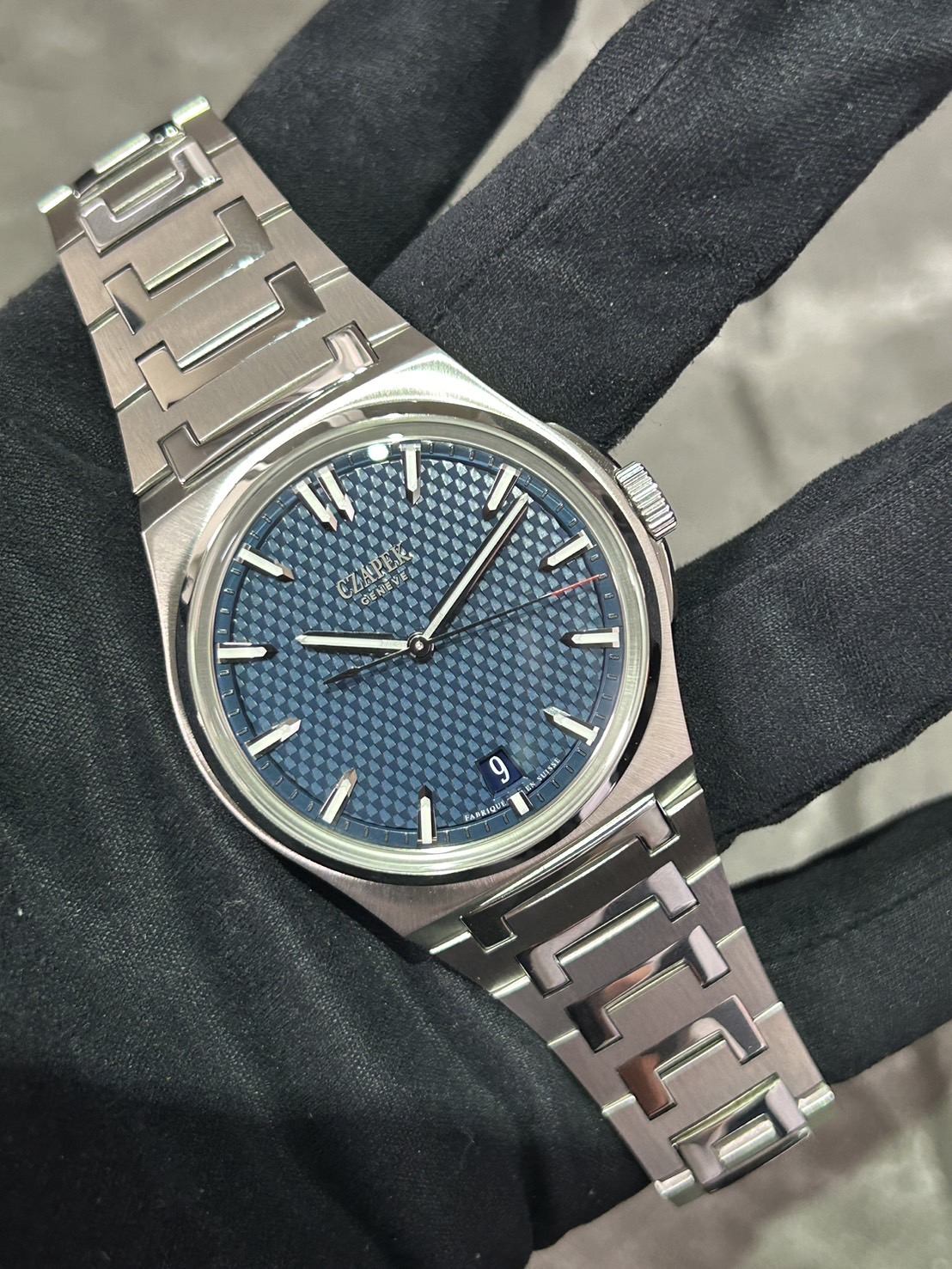 CZAPEK(チャペック) アンタークティック ディープブルー【2023年4月印】【極美品】【DEEP BLUE PLAIN STEEL HAND】