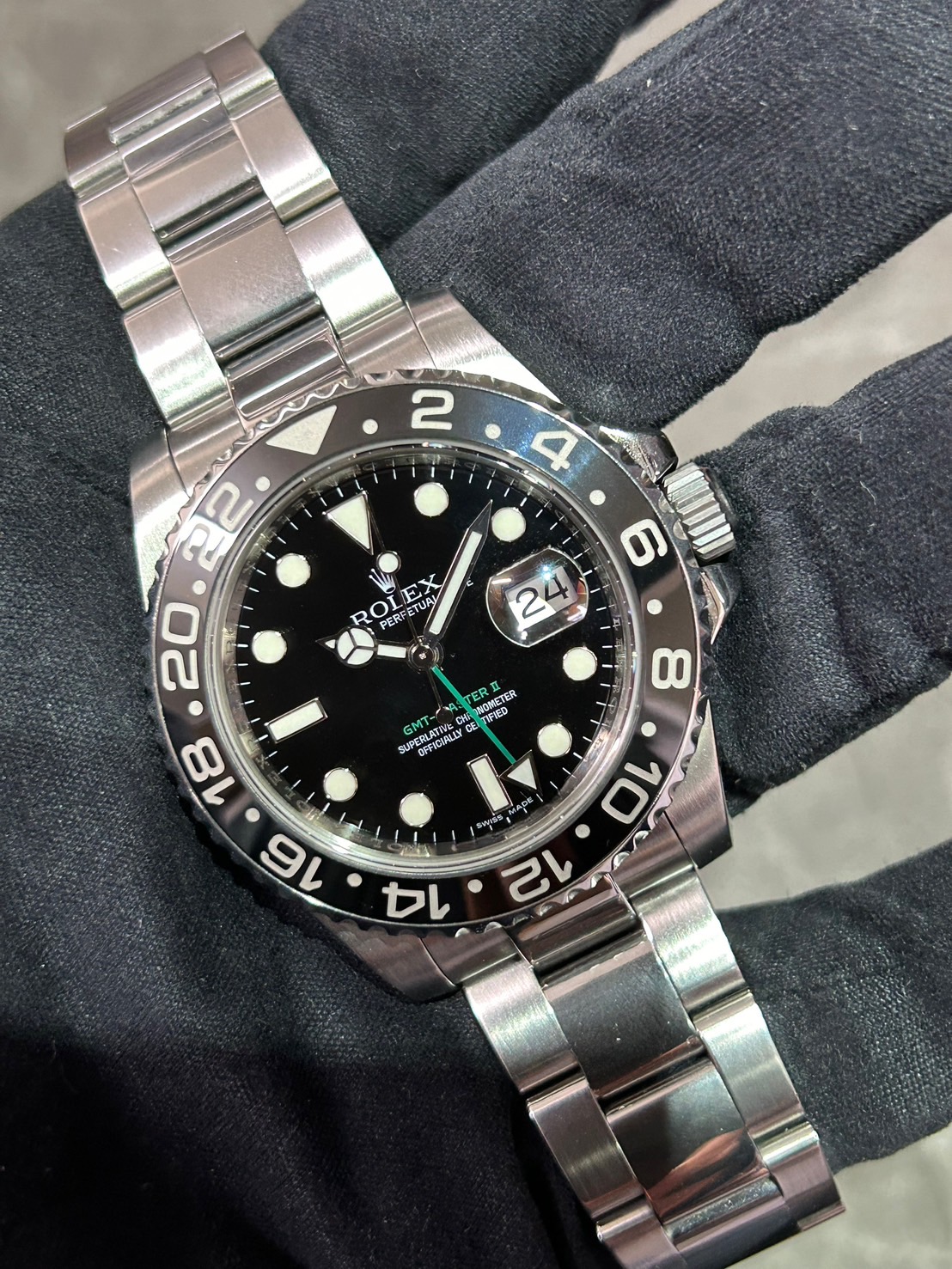 ROLEX(ロレックス)GMTマスターⅡ【2008年6月印】【中古品】【116710LN】