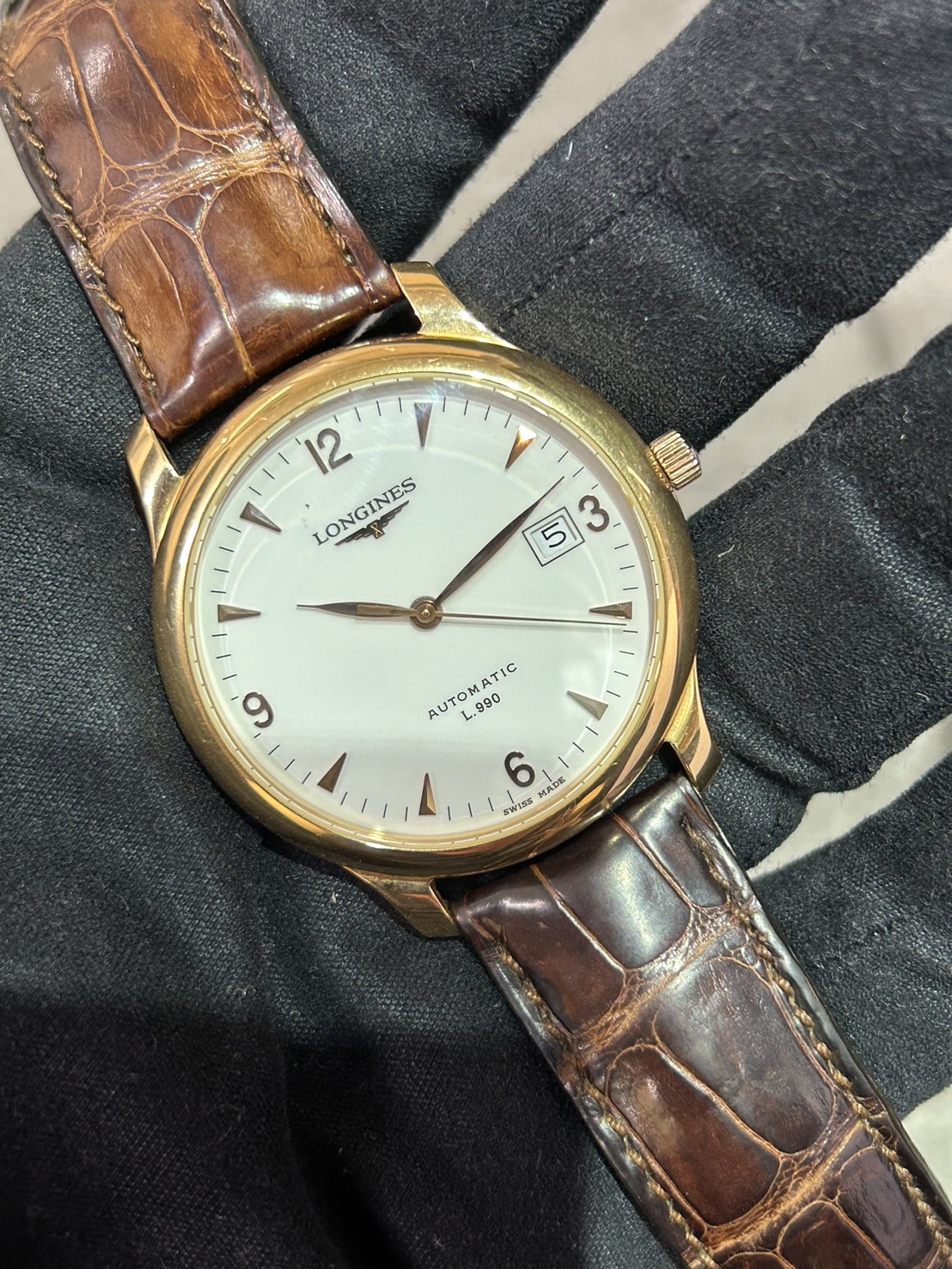 LONGINES(ロンジン) L.990 ツインバレル【2005年8月印】【中古品】【L2.632.6.73.2】