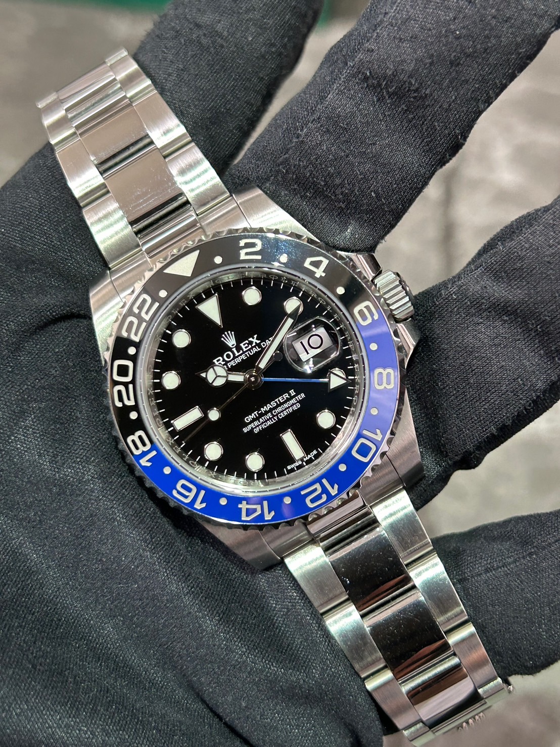 ROLEX(ロレックス)GMTマスターⅡ【2019年3月印】【中古品】【116710BLNR】