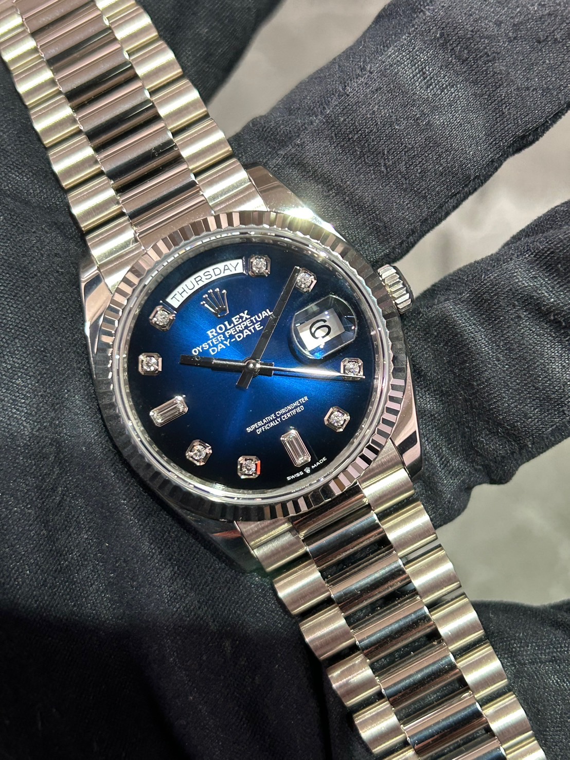 ROLEX(ロレックス) デイデイト【2021年12月印】【中古品】【128239A】