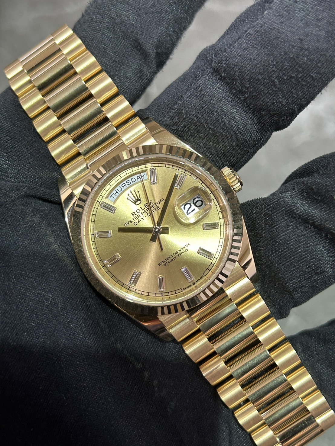 ROLEX(ロレックス) デイデイト【2024年9月印】【未使用品】【128238A】