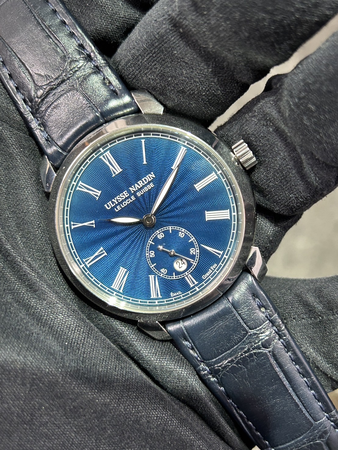 ULYSSE NARDIN(ユリス ナルダン) クラシコ【2019年1月印】【中古品】【3203-136-2/E3】