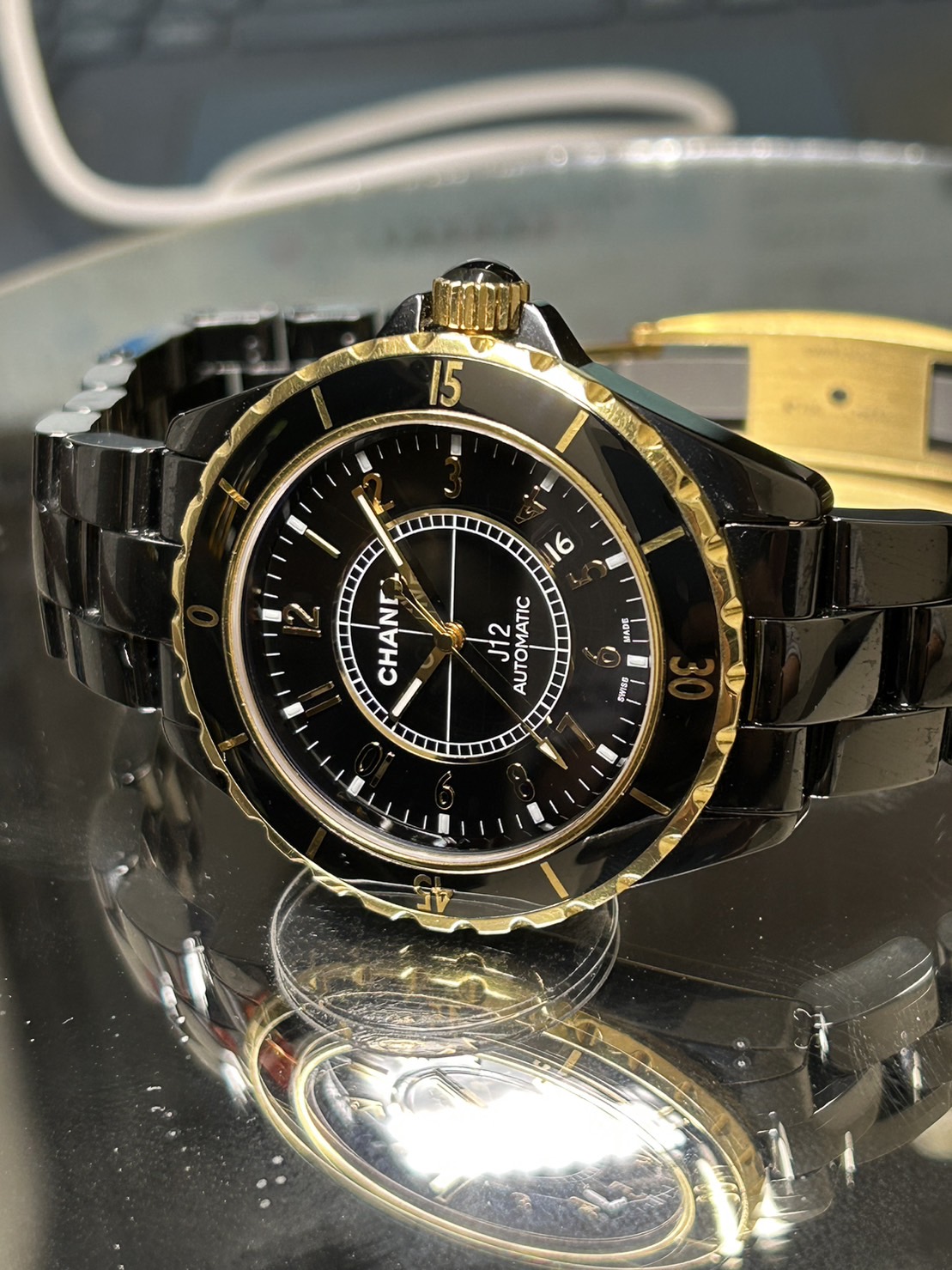 純正CHANEL J12 コマ 1コマの値段 H0682 - 腕時計(アナログ)